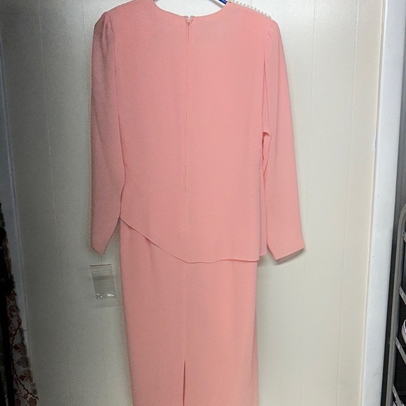 NWT Vintage Ursula Draped pink Dress perfect for Easter or a formal event - Picture 5 of 12
